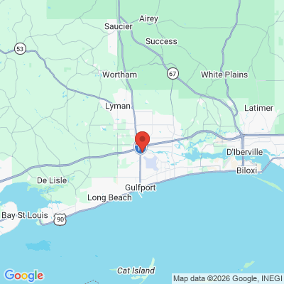 Map to  office in Gulfport, MS