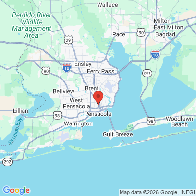 Map to  office in Pensacola, FL