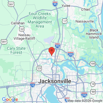 Map to North Jacksonville Complete Dentistry office in Jacksonville, FL