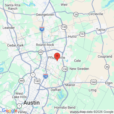 Map to  office in Pflugerville, TX