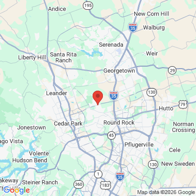 Map to  office in Round Rock, TX