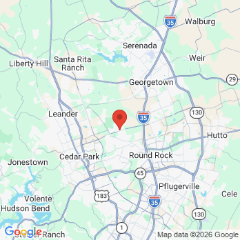 Map to Mayfield Ranch Dental office in Round Rock, TX