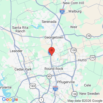 Map to Rootine Dental office in Round Rock, TX