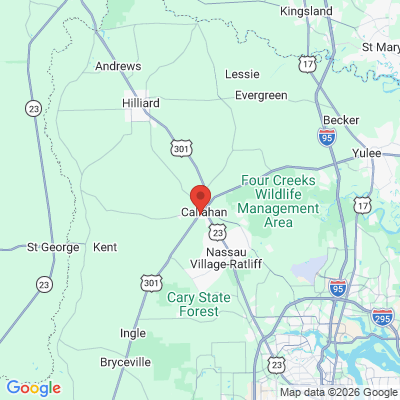 Map to  office in Callahan, FL