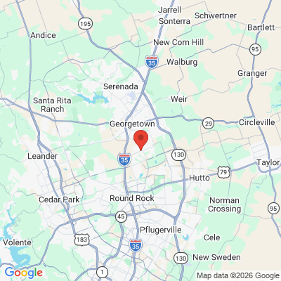Map to  office in Georgetown, TX