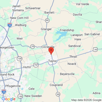 Map to  office in Taylor, TX