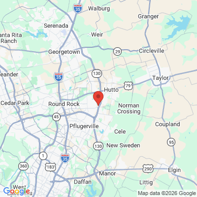 Map to  office in Hutto, TX