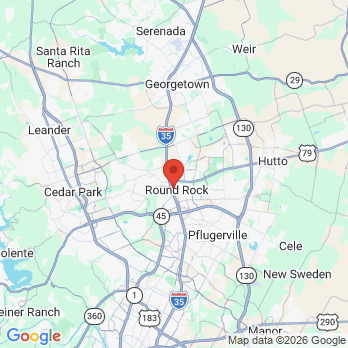 Map to University Dental office in Round Rock, TX