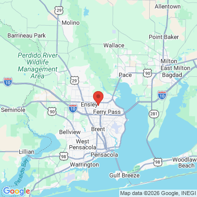 Map to  office in Pensacola, FL