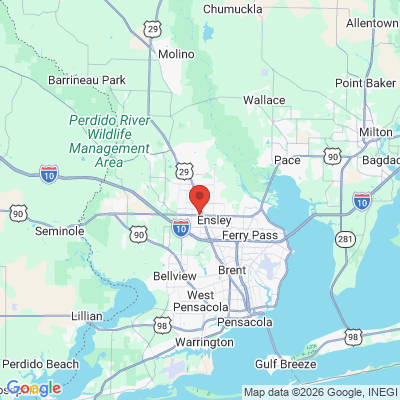 Map to  office in Pensacola, FL