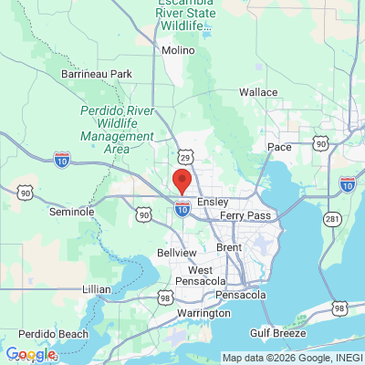 Map to  office in Pensacola, FL