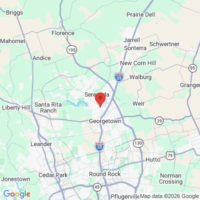 Map to  office in Georgetown, TX