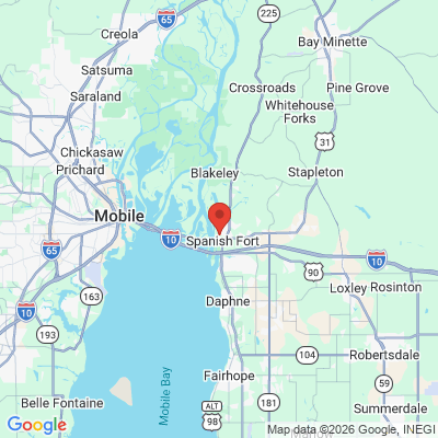 Map to  office in Spanish Fort, AL