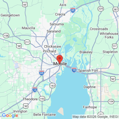 Map to  office in Mobile, AL