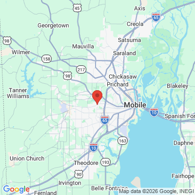 Map to  office in Mobile, AL