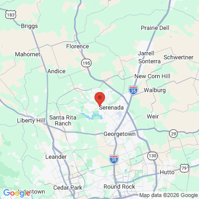 Map to  office in Georgetown, TX