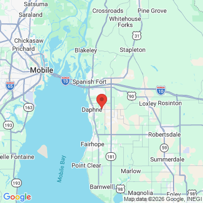 Map to  office in Daphne, AL