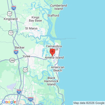 Map to  office in Amelia Island Periodontics
