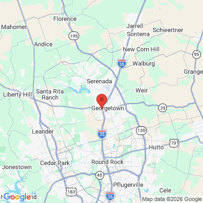 Map to  office in Georgetown, TX
