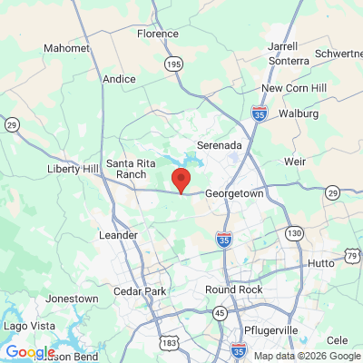 Map to  office in Georgetown, TX