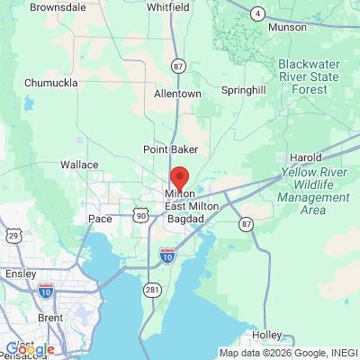 Map to  office in Milton, FL