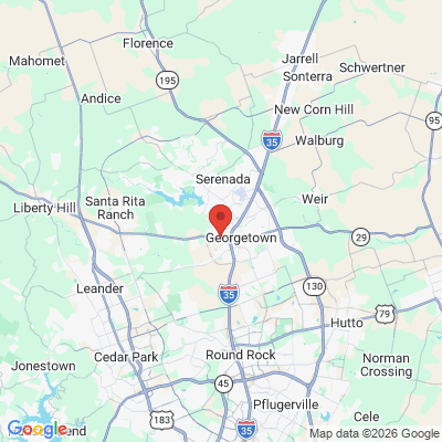 Map to  office in Georgetown, TX