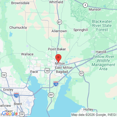 Map to  office in Milton, FL