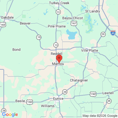 Map to  office in Mamou, LA