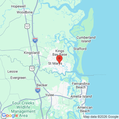Map to  office in Saint Marys, GA