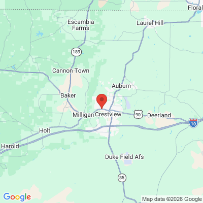 Map to  office in Crestview, FL