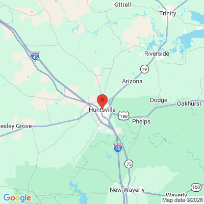 Map to  office in Huntsville, TX