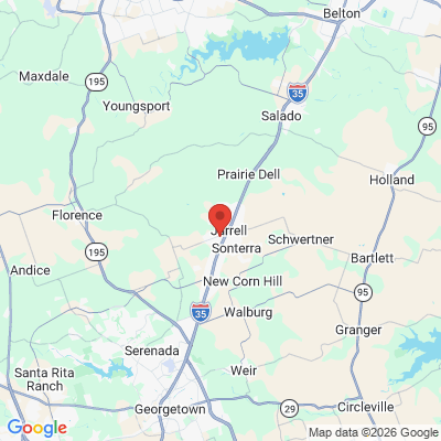 Map to  office in Jarrell, TX