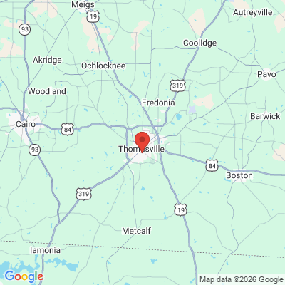 Map to  office in Thomasville, GA