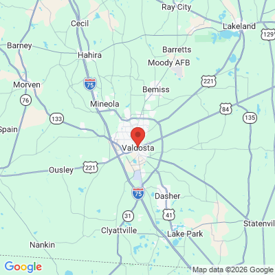 Map to  office in Valdosta, GA