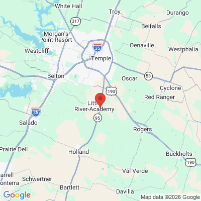 Map to  office in Academy, TX
