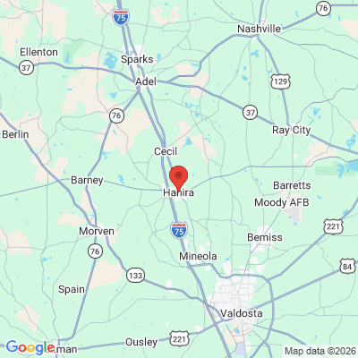Map to  office in Hahira, GA