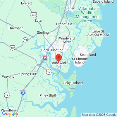 Map to  office in Brunswick, GA