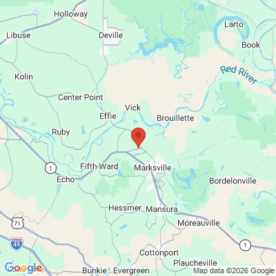 Map to  office in Marksville, LA