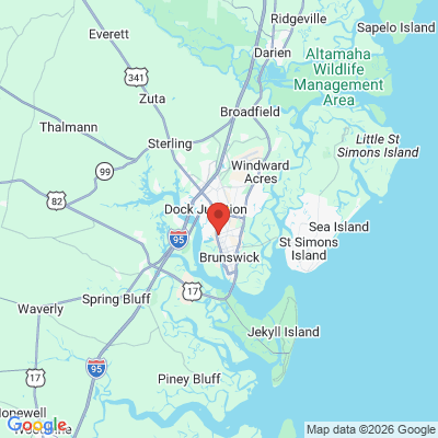 Map to  office in Brunswick, GA