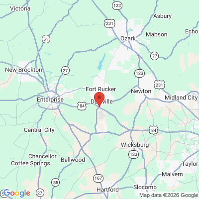 Map to  office in Daleville, AL