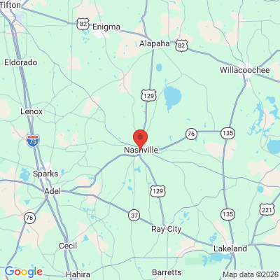 Map to  office in Nashville, GA