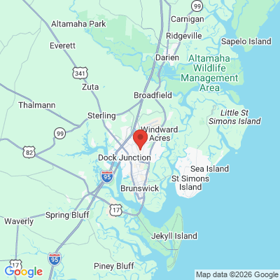 Map to  office in Brunswick, GA