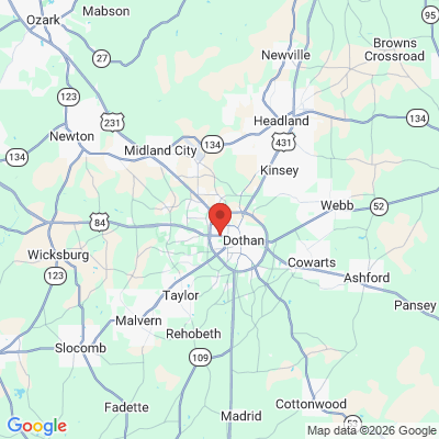 Map to  office in Dothan, AL