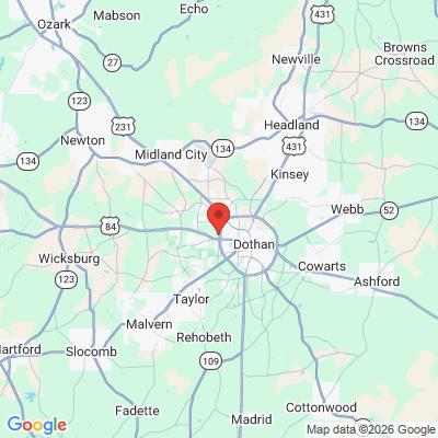 Map to  office in Dothan, AL