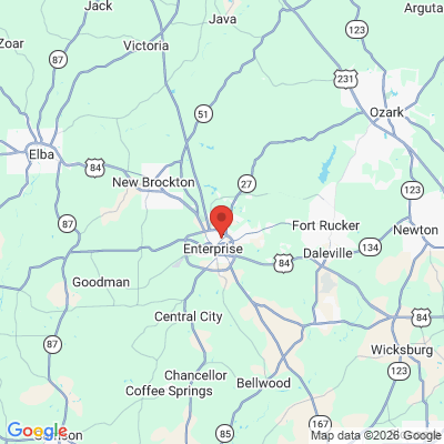 Map to  office in Enterprise, AL