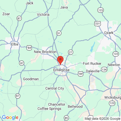 Map to  office in Enterprise, AL