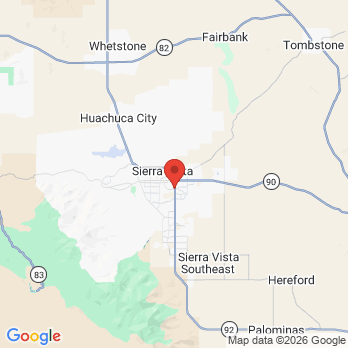 Map to 1st Dental Care, LLC office in Sierra Vista, AZ