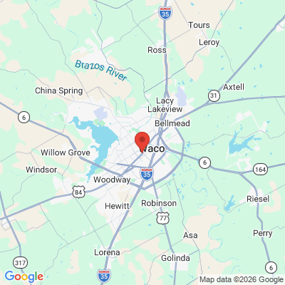 Map to  office in Waco, TX