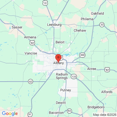Map to  office in Albany, GA