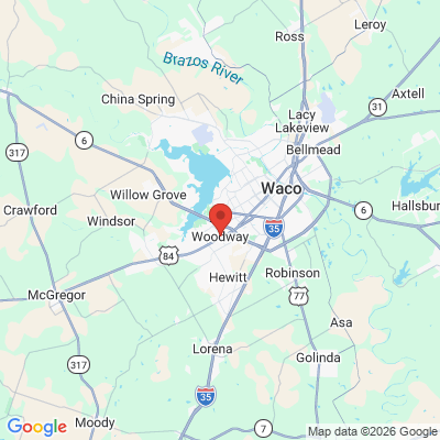 Map to  office in Woodway, TX